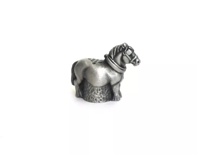 Shire Horse Thimble Pewter Collectible Thimble Horse Gift Farmer Mum Xmas Gift