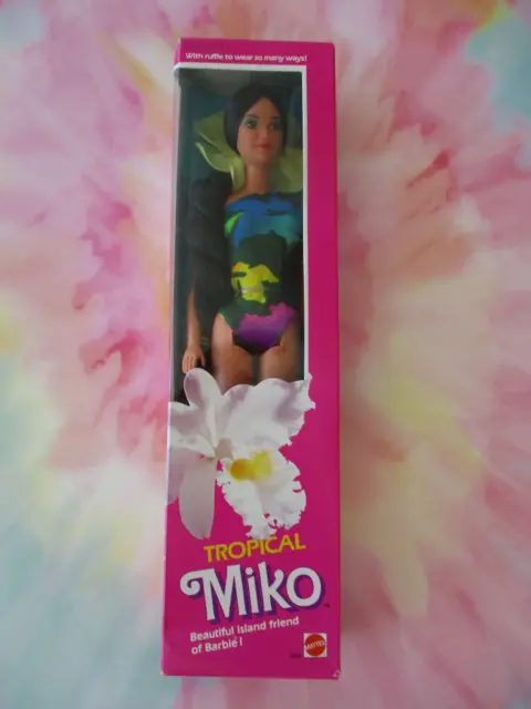 1985 Rare Tropical Miko Doll #2056 "Island Friend of Barbie" NRFB