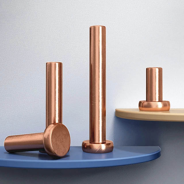 Novara Metalli - il blog: Copper Solid Round Head Rivets