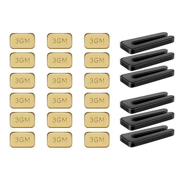 Kit D'équilibrage Pour Ventilateur De Plafond - 6 Clips + 18 Poids Autocollants 3g - Réduit Les Vibrations Et Le Bruit - 9