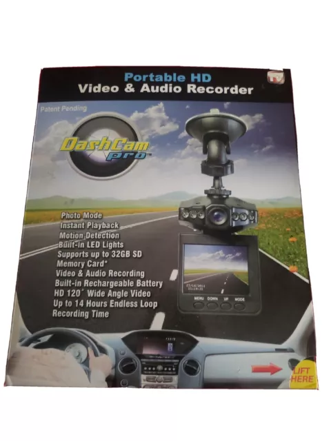 As Seen on TV - Portable HD Video & Audio Recorder Dash Cam Pro
