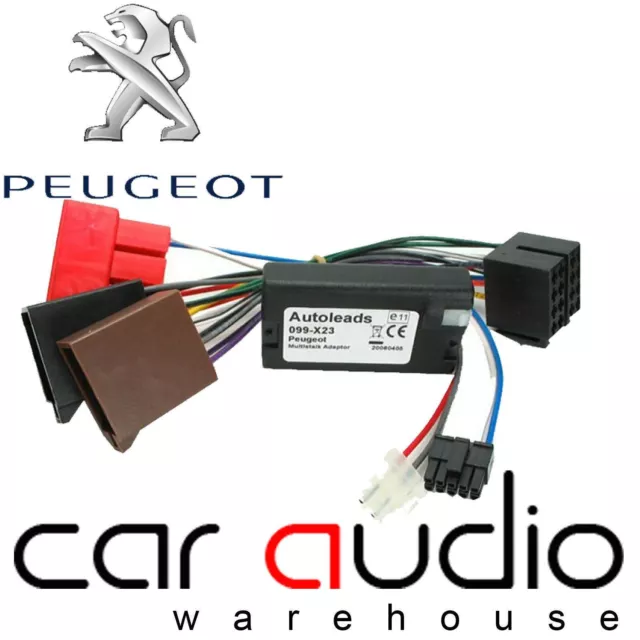 Connects2 CTSPG011 Peugeot 206+ Car Stereo Radio Steering Wheel