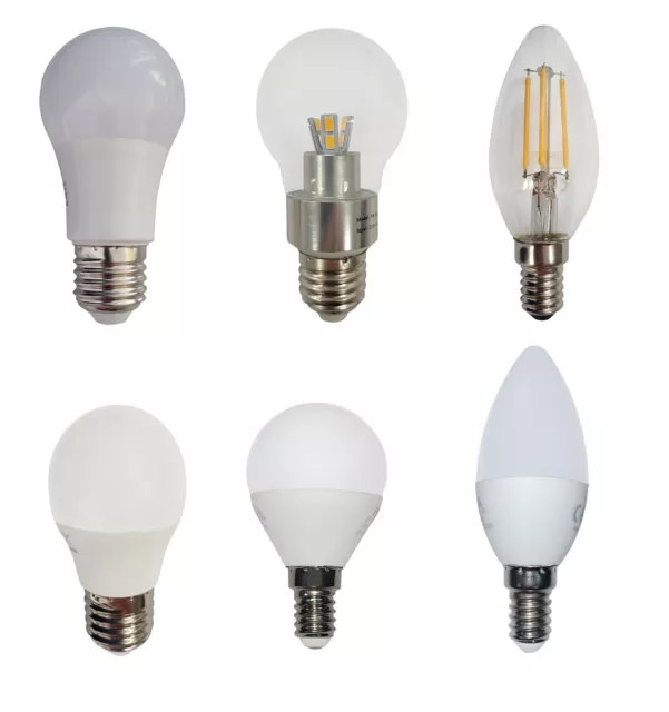 LED Glühbirne Kugel Kerze Tropfen E14 E27 2W - 10,5W Glühlampe warmweiß kaltweiß
