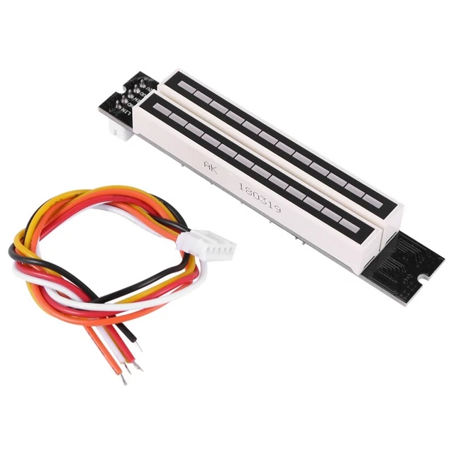 Display del misuratore di livello sonoro a LED a doppio canale MIC Visualizzatore di spettro