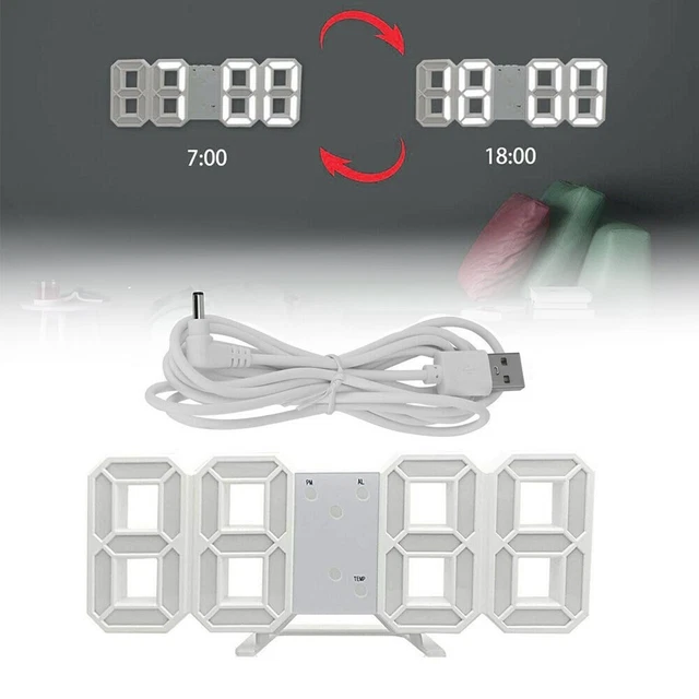 Tout Neuf Horloge Murale Accessoires Alarme Maison Décoration Remplacement