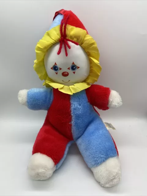 Vintage 1982 Amtoy Baby Soft Touch Clown Doll Plush  American Greetings