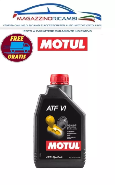 1 Litro Olio Cambio Automatico Motul Atf Vi 105774 Trasmissione Servosterzo Idro