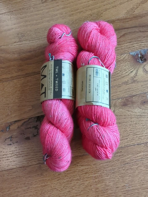 Madelinetosh TML tweed set of 2; 420yds fingering 90/8/2 SWmerino/viscose/nylon