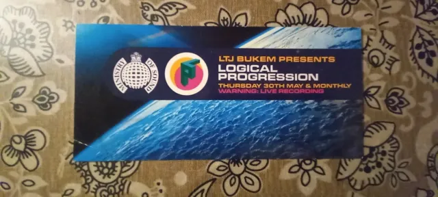 Logical Progression at Ministry of Sound 1995 Rave Flyer