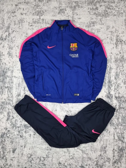 CHÁNDAL VINTAGE NIKE FC Barcelona 15/16 (M) azul real/rosa EUR