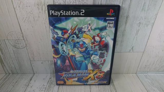 PS2 Mega Man X8 Japanese Version Rockman X Capcom USED Game - PlayStation 2