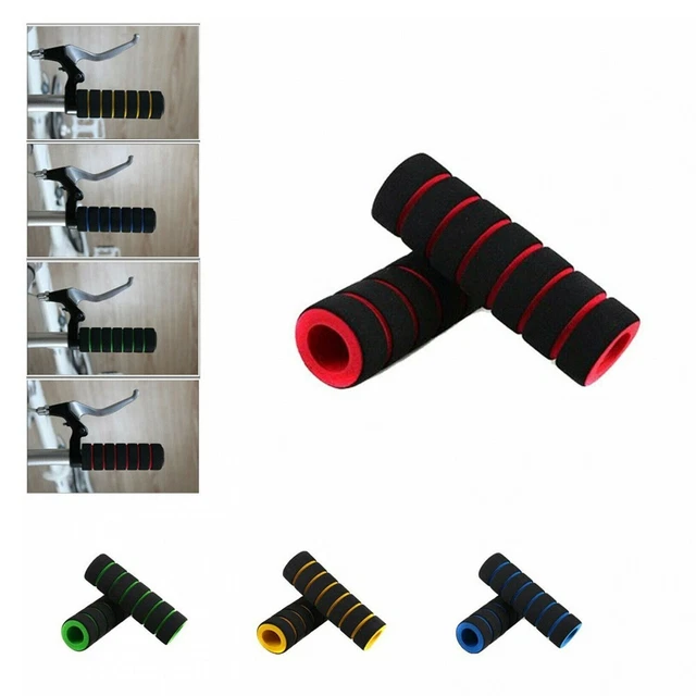 &VIBRATION ABSORBING FOAM Handlebar Grips for Better Riding Experience