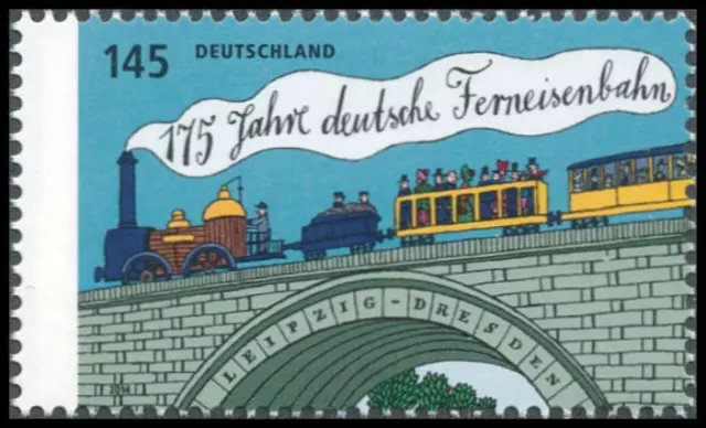 BRD MiNr. 3070 ** 175 Jahre deutsche Ferneisenbahn, postfrisch