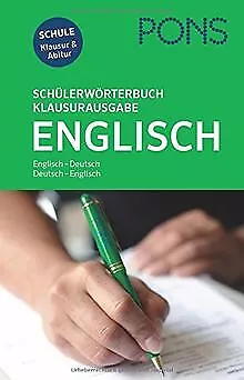 PONS Schülerwörterbuch Klausurausgabe Englisch: Englisch... | Buch | Zustand gut