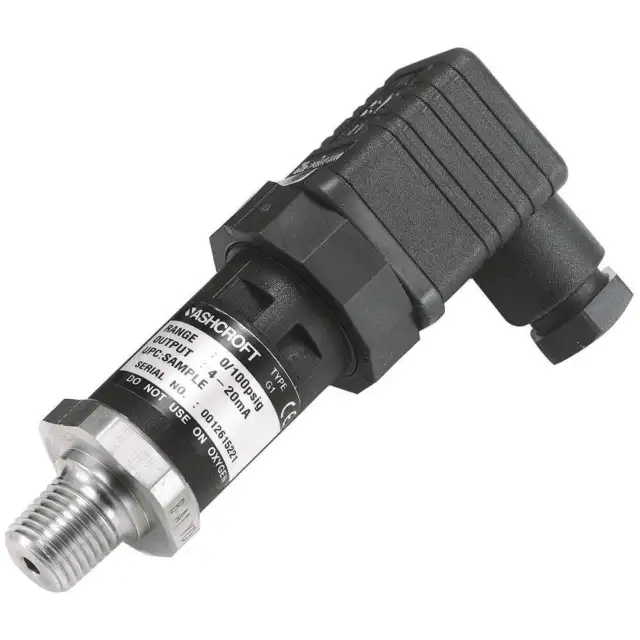 ASHCROFT G17M0242DO30# Pressure Transmitter,0 to 30 psi,1/4 in