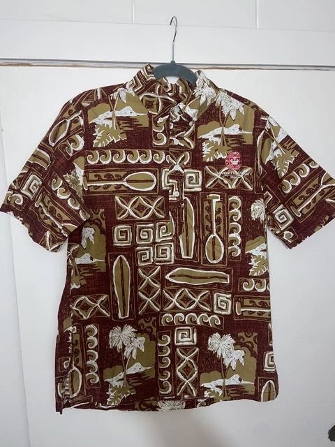 RIGGERS Aloha Shirt With UNIVERSITY OF HAWAII HILO Patch