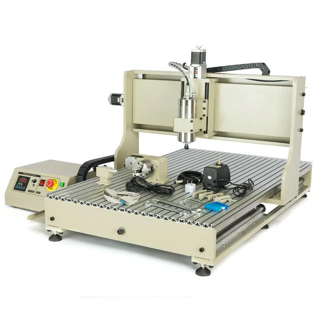 CNC 8050 Router 4Axis USB Metal Wood Engraver w/Tool Sensor 1.5kw Spindle Motor
