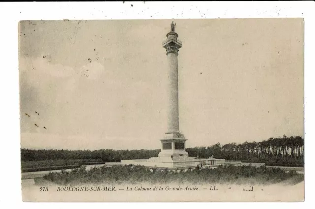 CPA_Carte Postale-France-Boulogne sur Mer- La colonne de la grande armée -1910-