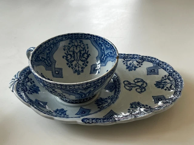 Gien Tasse + Sous Tasse à Déjeuner N°2