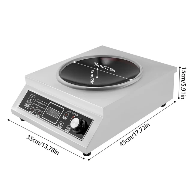 INDUCTION COOKER ELECTRIC Wok Burner Stove 3500W Cooktop Household