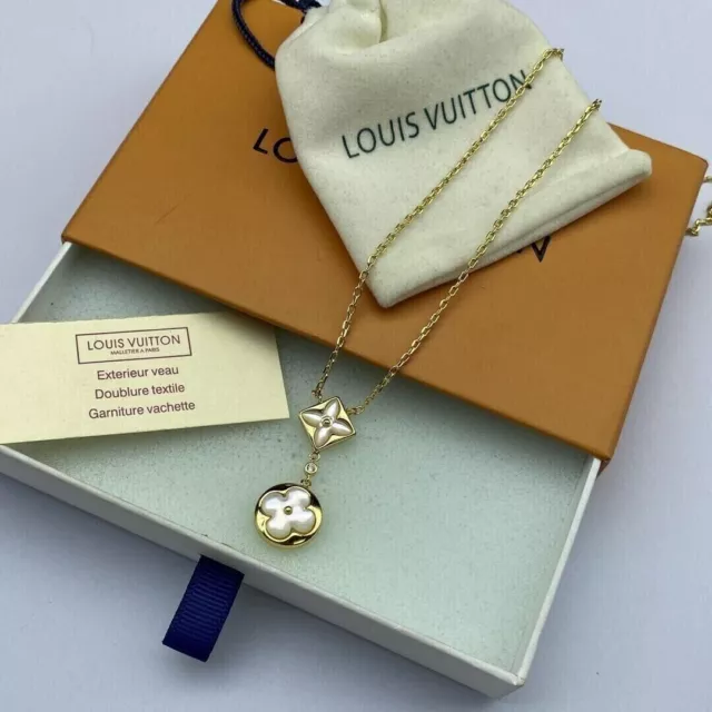 Louis Vuitton LV Petal Charm Pendant on Chain/Necklace
