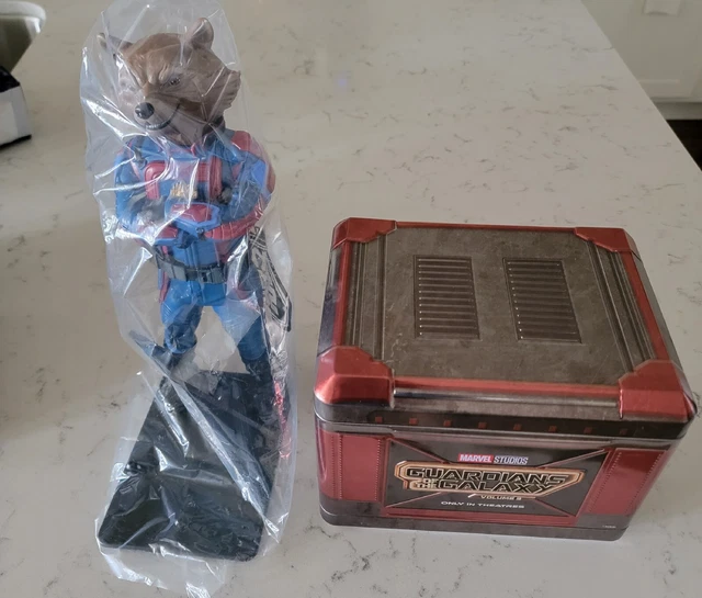 GUARDIANS OF THE Galaxy Vol 3 Popcorn Bucket Set Rocket Raccoon Figure