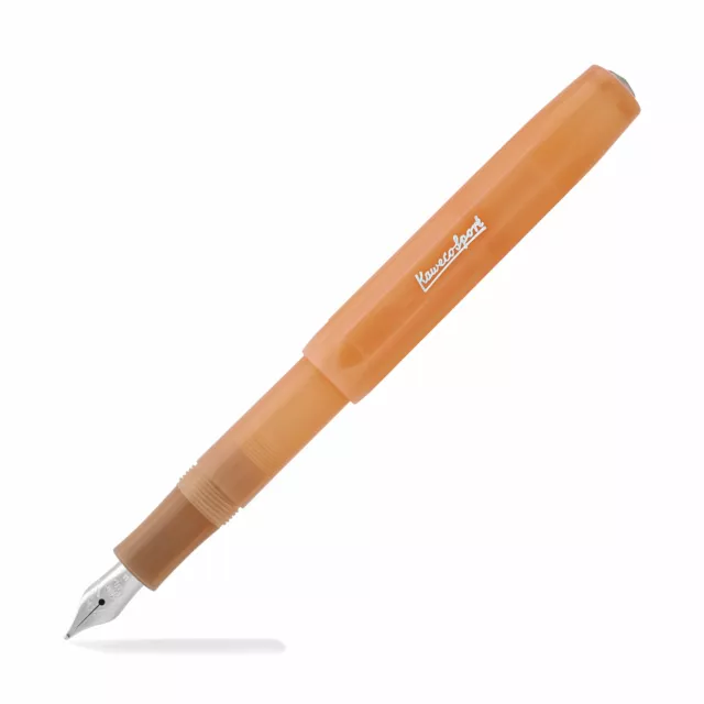 Kaweco Frosted Sport Fountain Pen - Mandarine - Extra Fine Point NEW