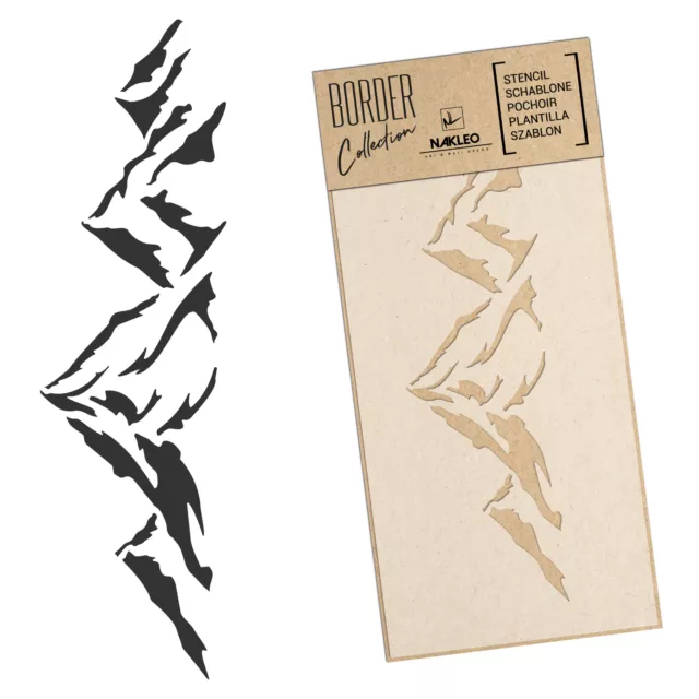 9 Stencil Per Pittura Motivazionali - Riutilizzabili, 20x20cm, Per Pareti, Legno E Tessuti - Foto 10