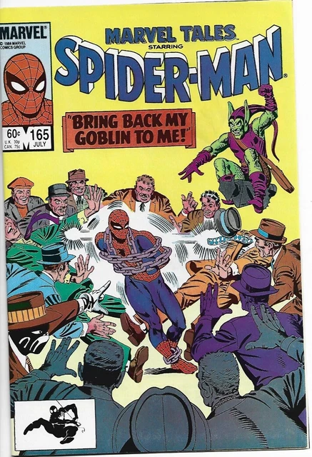 marvel #165 1984  marvel tales  spider-man, cover scanned