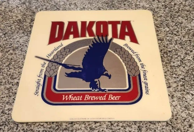 Vintage DAKOTA (Miller Company) Beer Mirror Plaque Great Condition. Ultra RARE