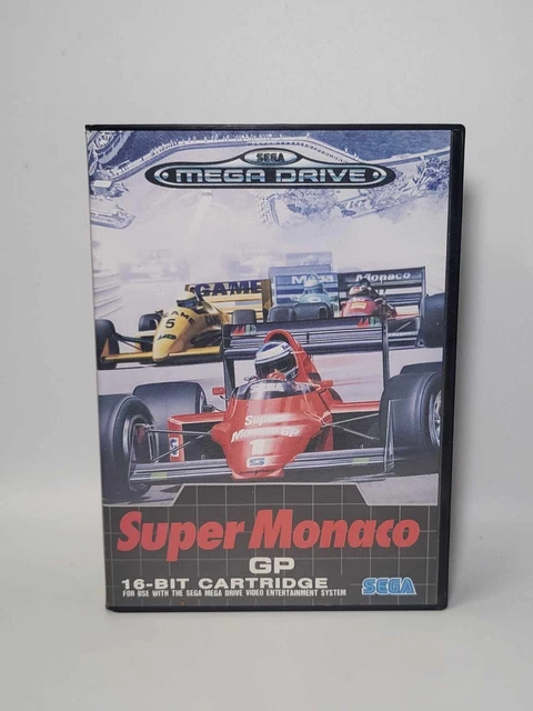 Jeu Super Monaco GP Pour Sega Megadrive - Version PAL Loose (cartouche Seule) - État Correct, étiquette Abîmée - Parfait Pour Rétrogaming