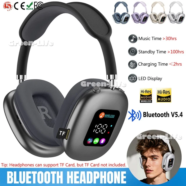 Casque Gaming Sans Fil Baseus GHO2 - Bluetooth, Micro Intégré, Couleur Noir/blanc, Neuf