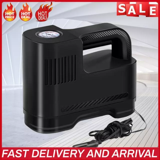 12V Auto Air Pump Fast Inflation Booster Pump with LED Light for Cars Motorbikes