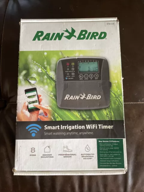 Rain Bird ST8O-2.0 WIFI Smart Irrigation 8-Zone Outdoor Timer