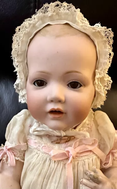 13” Antique German JDK Kestner HILDA Bisque Character Baby Doll Perfect!