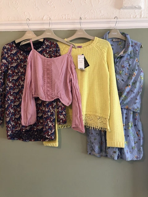 Pacchetto ragazza giallo estate Next Kylie Next insetti floreali rosa taglia 10-11 anni