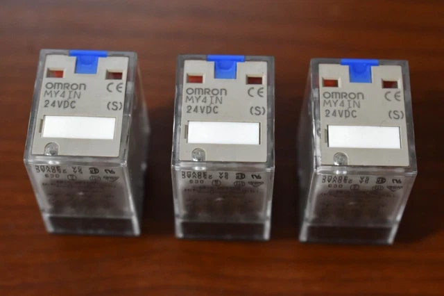 [Lot of 3] Omron MY4IN Relay 24 VDC
