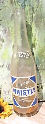 Vintage Whistle Pop Bottle, St. Louis, MO 10 oz.  FREE SHIP!