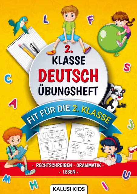 Kalusi Kids | 2. Klasse Deutsch Übungsheft | Taschenbuch | Deutsch (2023)