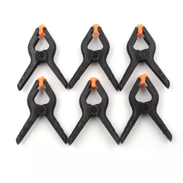 6Pcs Tools Hard Plastic Woodworking Grip 2inch Toggle Clamps Spring Clip -qk Jo