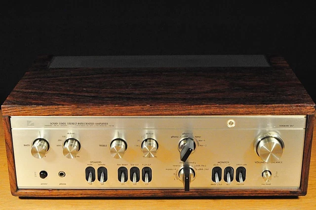 Amplificateur Intégré LUXMAN A-312 - Noir - Testé Et Fonctionnel - 7 Entrées / 4 Sorties