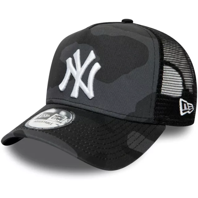 New Era A-Frame Trucker Cap - New York Yankees dark camo - One Size