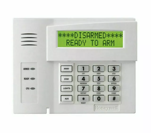 Honeywell 6160 Security Ademco Alpha Display Keypad - White