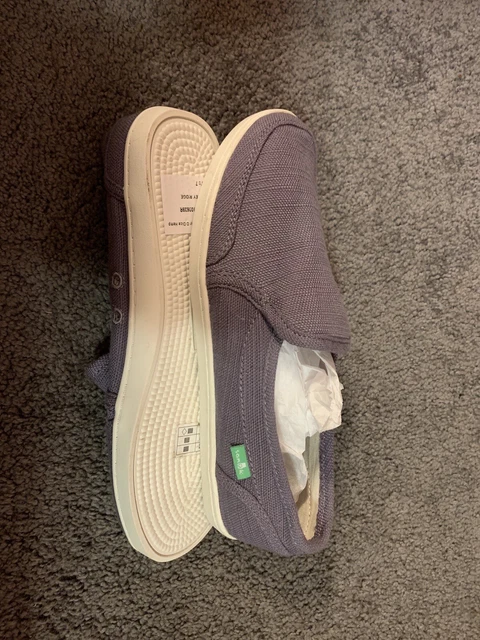 Sanuk Women's Pair O Dice Slip On Shoes Gray Ridge New Size 7