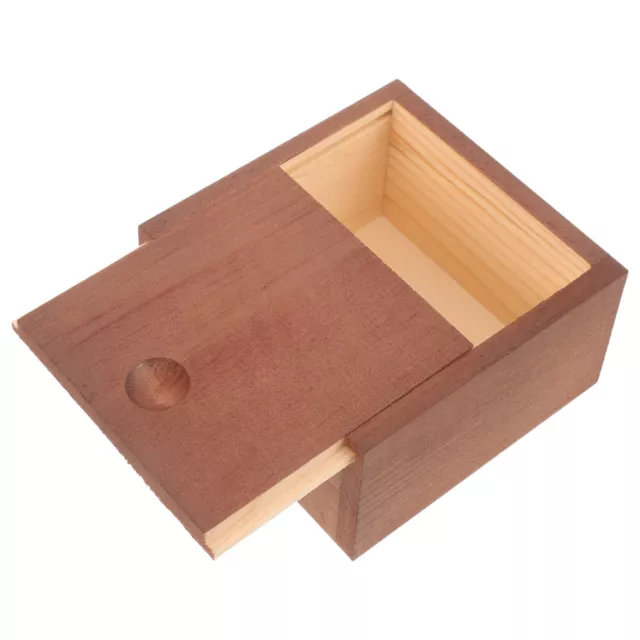 Holzseife Aufbewahrungsbox mit Dia Deckel Holzbox Holz Geschenkbox Earphone 2