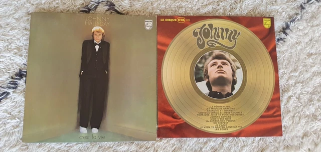 Lot De 2 Figurines Johnny Hallyday – Résine, Neuves Sous Emballage