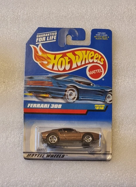 Hot Wheels Ferrari 308 1998 - Série Collector Cuivre - Rare - Échelle 1/64 - Neuf