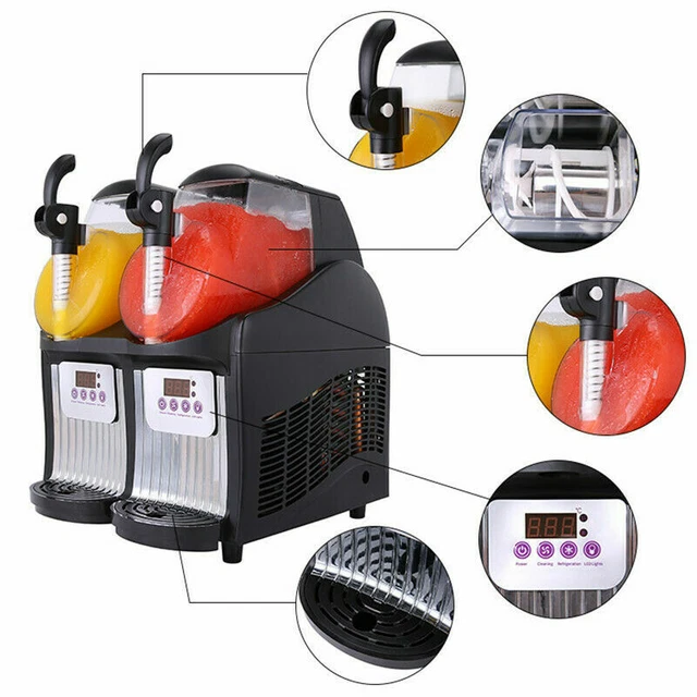 COMMERCIAL FROZEN DRINK Ice Smoothie Slush Ice Machine MINI Slush ...