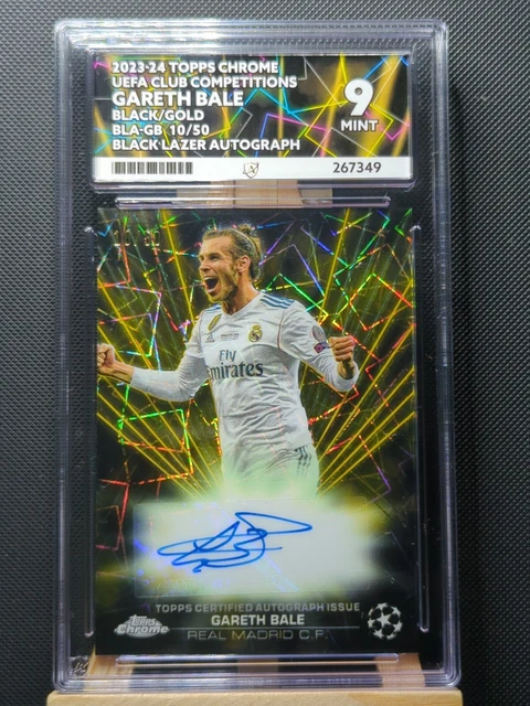2023-24 TOPPS STADIUM Club Chrome Gareth Bale Real Madrid Auto /5 