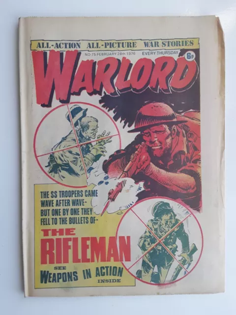 Vintage Warlord Comic - 26th February 1976 – No. 75 – RAF Argosy